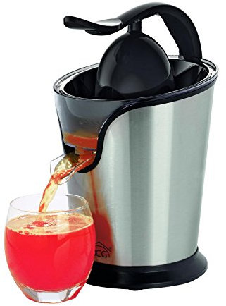 DCG Eltronic Spremiagrumi Zp3385 Acciaio Inox, Silenzioso, Facile Pulitura