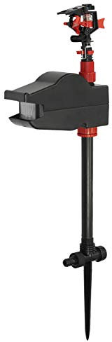 PestBye® Jet Spray Repeller Motion Activated Fox Deterrent (Connects to garden hose, battery powered)