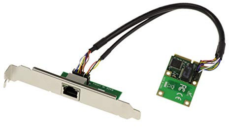 KALEA-INFORMATIQUE Tarjeta controladora de Red Mini PCI Express de 1 Puerto LAN GIGABIT ethernet con chipset Intel 82574