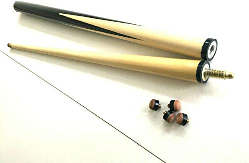 Cueball16 Lot de 36 queues de billard 2 pièces pour enfants/petites/maison avec embouts de rechange