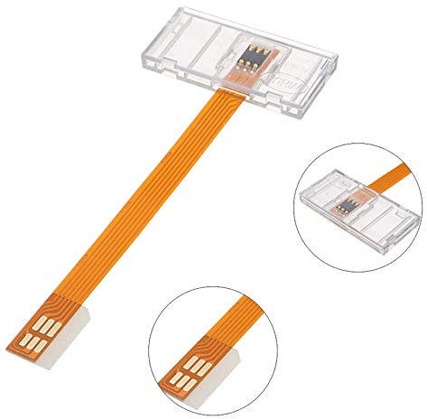 PovKeever - Adaptador de tarjeta SIM para tarjeta SIM grande a pequeña, 5 unidades