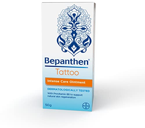 Bepanthen Tattoo Intense Care Ointment, Formulated with Provitamin B5, 50g
