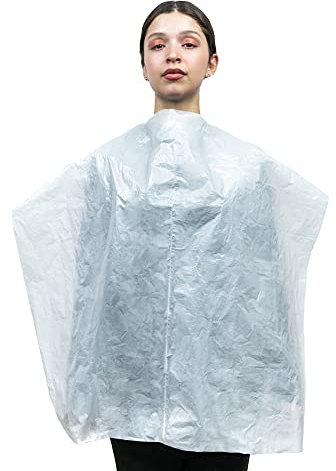 Areso | Mantelline Monouso Parrucchiere 100 Pezzi in Rotolo, Mantelle Colore Monouso Parrucchiere in Vari Colori, Mantellina Parrucchieri Unisex