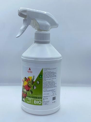 AGRI NEEM RTU 500 ml – Olio di Neem Professionale Pronto all’Uso – Contro Afidi, Cocciniglie, Moscerini e Parassiti – Protezione Naturale e BIO per Piante Forti e Rigogliose
