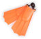 Schnorchelflossen, Kurze Trainingsflossen für Schwimmen, Silikon Schwimmflossen mit Komfortdesign, Unisex Kurzflossen für Kinder & Erwachsene (30-36 (28CM),Orange)