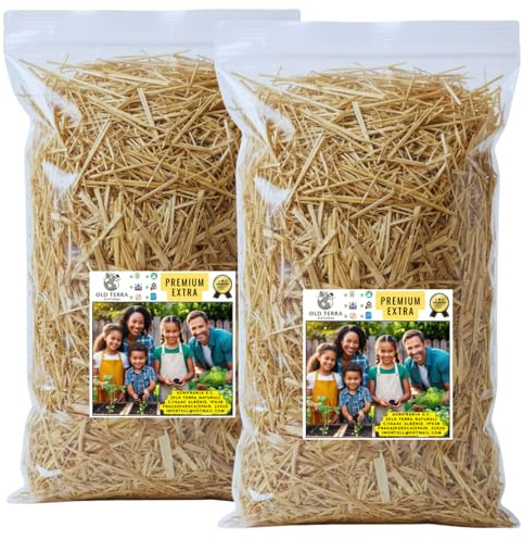 Paja de Cebada Cama para Animales, 6 litros