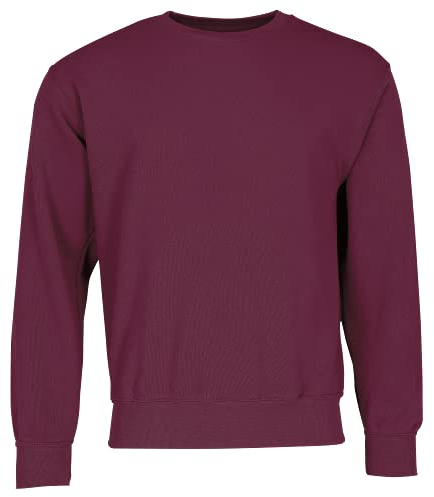 Fruit of the Loom Men's Set-In Classic Sweater, Burgundy, Medium