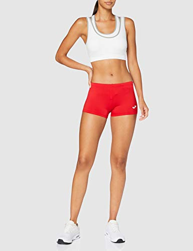 Joma Short W Pantalones Cortos, Mujer, Rojo, S