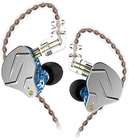 CCA KZ ZSN Pro Dual Treiber 1BA 1DD In-Ear-Kopfhörer HiFi Power Bass Ohrhörer Kopfhörer High Clarity Sound Wired Kopfhörer mit abnehmbarem Kabel für Audiophile Musiker