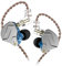 KZ ZSN Pro Monitor in Ear con Driver Dual 1BA 1DD, Auricolari HiFi Bassi Potenti, Cuffie con Suono ad Alta Chiarezza Cablate con Cavo Rimovibile