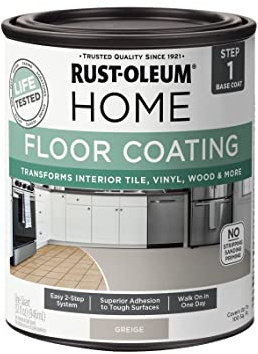 Rust-Oleum 365932 Greige Home Home Floor Coating Premix Base Coat, 1 Qt