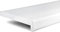TJ Fensterbank Innen I 10 cm x 90 cm I weiß I hochwertige PVC Fensterbank mit Seitenabschluss I Fensterbrett kratzfest & feuchtigkeitsundurchlässig I pflegeleichter & langlebiger Fenstersims für Innen