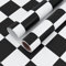 VaryPaper Papier Peint Noir et Blanc Épaissir Revetement Sol Pvc Salle de Bain Papier Peint Cuisine Autocollant Papier Adhésif Décoratif Rouleau Vinyl Adhesif Chambre Toilette Imperméable 40cm×2m