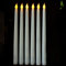 Sequpr LED Candles - Flameless Taper Candles, Battery Operated, Pack of 6, White