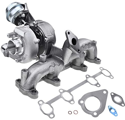 Frankberg 1x Turbolader Abgasturbolader mit Dichtungen Kompatibel mit Polo 9N A3 8P1 Pas.sat 3C2 Golf V 1K1 Oct.avia I 1U2 Ibiza III 6L1 Fabia I 6Y2 Leon 1P1 Replace# 038253019C