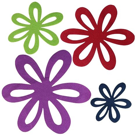 Zerodeko Almohadillas Separadoras De Ollas 4 Piezas Protectores De Sartenes Silicona Resistente Al Calor Diseño Decorativo Suministros De Cocina Protección De Mesa Fácil Limpieza