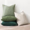 MIULEE 4er Set Kordsamt Kissenbezüge Kissenbezug Dekorative Kissenhülle Moderne Sofakissen Kissen Zierkissen Couchkissen für Sofa Dekokissen Wohnzimmer Schlafzimmer 40x40 cm Grün Serie