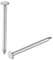 TOP-VIGOR 200Pcs Hardware Nails, 2mmx20mm Fiber Concrete Cement Wall Point Tip Nails, Wall Pins Tacks Nails for Woodworking, Panel Pins for Hanging Picture, Frame, Furniture, Construction, Silver
