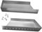 Zerodeko 1Set Vassoio Portacenere Regolabile Acciaio Per Caminetti Raccoglicenere Design Facile Adatto Diverse
