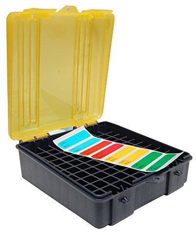 PLANO Patronenbox für Faustfeuerwaffen, für 100 Patronen im Kaliber .357 Mag, .38 Special und .38 S&W