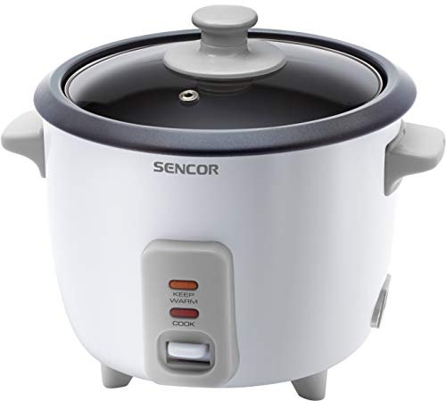 Sencor Cuiseur à Riz 1.5L Premium EasyClean – Rice Cooker Automatique, fonction Maintien au chaud sans surveillance, Arrêt Automatique, Parfait pour Tous Types de Riz et Riz Sushi, Blanc - 1500WH