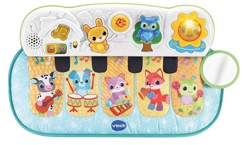 VTech Baby Tap Tap Piano des LOULOUS Textile Multicolore