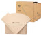 Eucteje 200 Stk. Kaffeefilter Filterpapier Filtertüten Kaffeefilterbeutel Einwegkaffeefilter mit Aufbewahrungsbox für Pour Over Filterhalter Kaffeemaschine Handfilter Filterbecher(Größe 4, 2-4 Tassen)