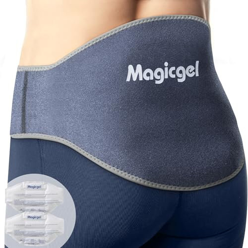 Magic Gel Fascia in Ghiaccio Gel Riutilizzabile - Gel Ghiaccio per Gambe Spalla Sciatica - Impacco Caldo o Freddo - Refrigerante da Freezer a Adatta al Microonde