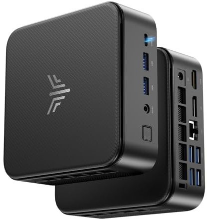 NiPoGi E3B Mini PC AMD Ryzen 5 7430U(up to 4.3GHz 6C/12T) Mini Computer 16GB RAM 512GB M.2 SSD Mini PC Windows 11 Pro 4K Triple Display/WiFi 6/BT5.2/USB3.2 Mini Desktop Computer for Office/Business