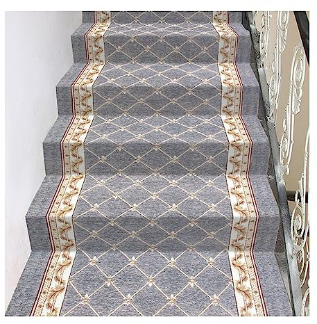 Selbstklebende Stufenmatten Teppichrolle, rutschfeste Sicherheitspads für Treppen, kinder- und haustierfreundlich, rutschfester Teppich, Heimdekoration, sicherer Trittschutz (Farbe A, Breite: )