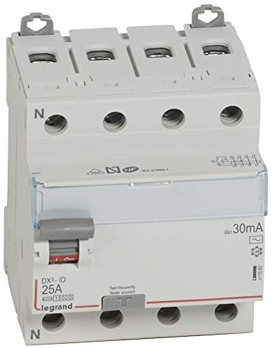 Diferencial Legrand 4P 25A 30mA AC DX3411660