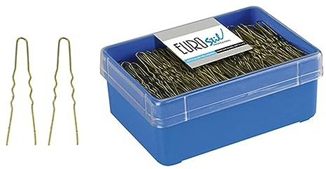 EUROSTIL Horquillas Bronce 55 Mm - 400 Unidades