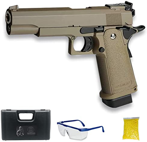 Golden Eagle GE 3304 (6mm blowback- Pistola Airsoft Calibro 6mm (Arma ad aria compressa con pallini di plastica o PVC). Sistema: Gas. (Potenza: 0,48 joule)