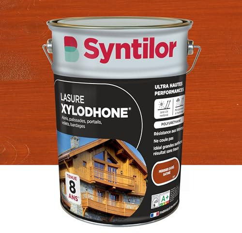 Syntilor - Lasure Xylodhone® Ultra Hautes Performances 8 Ans Merisier Doré Satiné 5L