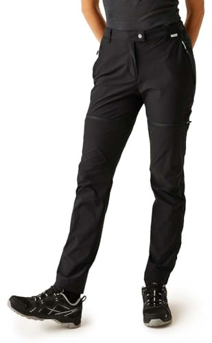 Pantalones desmontables de montaña Regatta para mujer, impermeables, convertibles, pantalones de senderismo 2 en 1