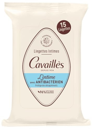 Rogé Cavaillès Antibactérien 15 lingettes intimes