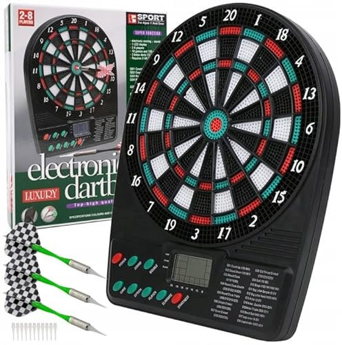 COIL Dartscheibe Elektronische Dartscheibe Dartboard mit 3 Darts, Automatic Scoring