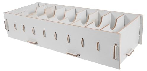 COHEALI Visitenkartenständer Holz Karten Organizer Kartenhalter Box Kartenaufbewahrungsbox Schreibtisch Organizer Kartenmappe