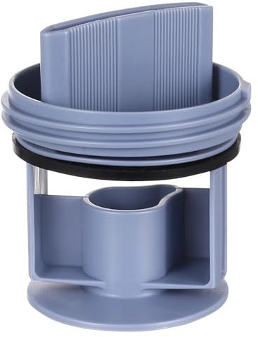 Flusensieb 00647920 kompatibel mit Bosch Siemens Constructa Neff Waschmaschine Waschtrockner Ersatzteil Filtersieb Ablaufpumpe Ø 64 mm blau mit Dichtung POM Kunststoff
