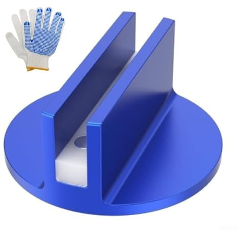 Honseadek Almohadilla magnética de aluminio resistente para un agarre seguro de soldadura, estabilidad de imán dual y seguridad para elevación de vehículos, para la mayoría de los modelos de