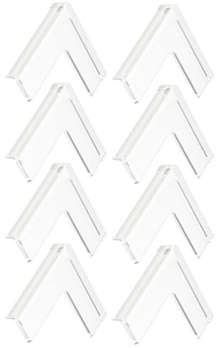 MERRYHAPY Paraspigoli e Protezione da Urti su Bordi Duri 8 Finestre Alluminio in Silicone per Protezione Angoli Finestra