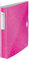 Leitz 42400023 Ringbuch Active WOW, A4, Polyfoam, 4 Ringe, 30 mm, pink