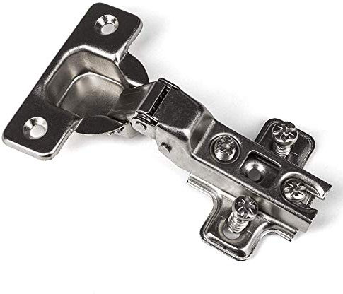 10 Stück Topfbänder Mittelanschlag inkl. Kreuzmontageplatten Schrankscharniere Topfscharniere von SO-TECH®