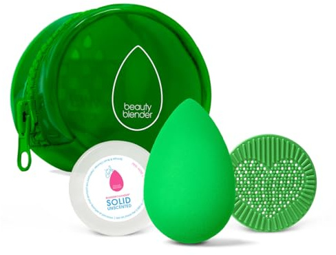 beautyblender Besties BioPure Blend & Cleanse Set - Make-up-Schwamm & Make-up-Schwamm-Reiniger, professionelle Blending-Anwendung, vegan & tierversuchsfrei