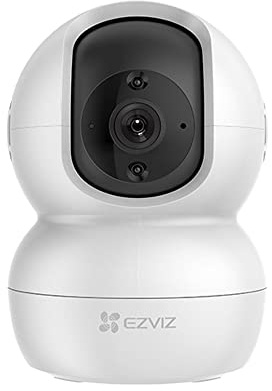 EZVIZ TY2 Advanced Security CCTV Camera with 360° View Motion Detection - 2 Way Audio, 10m Night Vision Indoor Security Camera with Instant Alert - Compatible with Amazon Alexa, Google Assistant