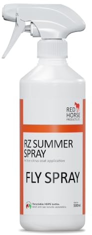 RZ Summer Insect Spray (500ml) for Horses | Strong Natural Fly Spray for Equines | Competition Legal | Powerful Citrus Scent | Long lasting | Wide Coverage