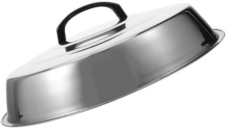 Garneck Coperchio in Acciaio Antispruzzo per Barbecue Cupola Alta per Carne e Formaggi Protezione Alimentare Resistente e Versatile per Cucina e Grigliate Outdoor