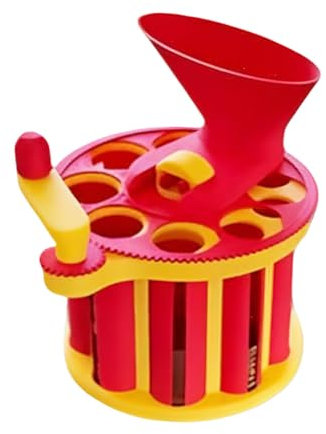 Geniu S Münzklassifizierer Münzsortierer Geldsortiermaschine Tragbares High-Speed-Geldzählgerät Effizientes Handkurbelsortiergerät 4 Zoll für Zuhause, Büros, Verkaufsstandort, Arcade, gelb, Refer to