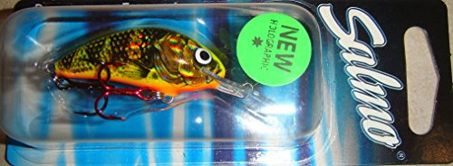 Salmo Hornet Wobbler barsch gold fluo perch GFP, schwimmend 4cm - 3g