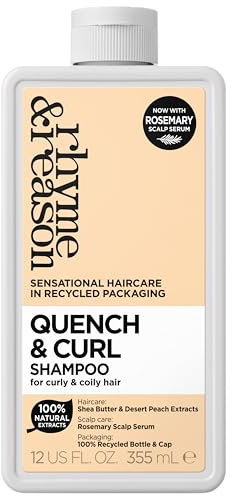 Rhyme & Reason - Quench & Curl Shampoo, Moisturising for Curly, Coily & Textured Hair